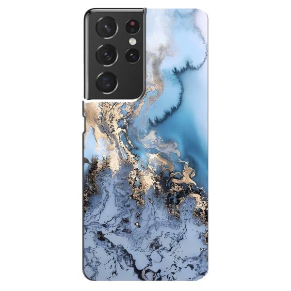 Мраморный чехол на Samsung Galaxy S21 ultra (VPrint) – Нежный мрамор