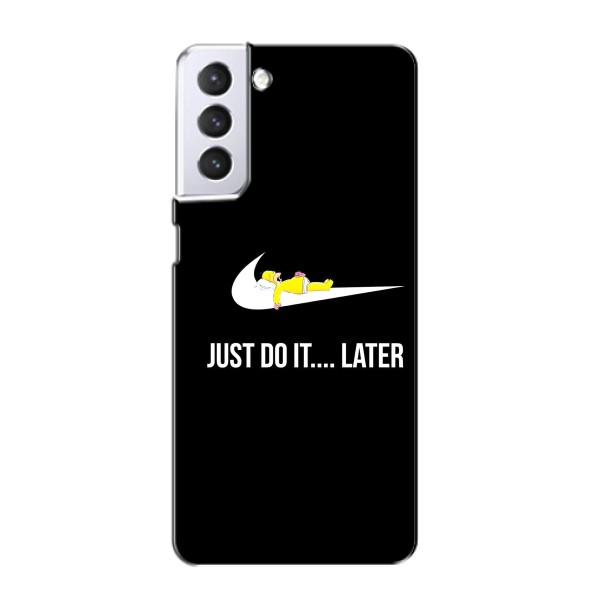 Чехол с логотипом Найк на Samsung Galaxy S21 – Nike just do it