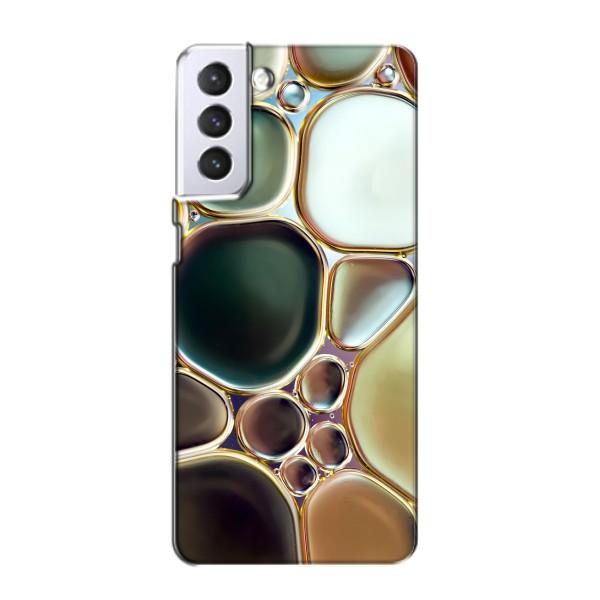 Мраморный чехол на Samsung Galaxy S21 (VPrint) – Радужный Мрамор