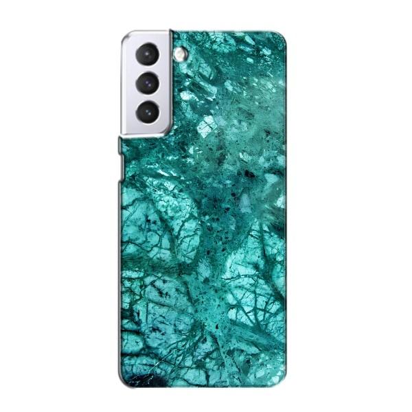 Мраморный чехол на Samsung Galaxy S21 (VPrint) – Зеленый мрамор
