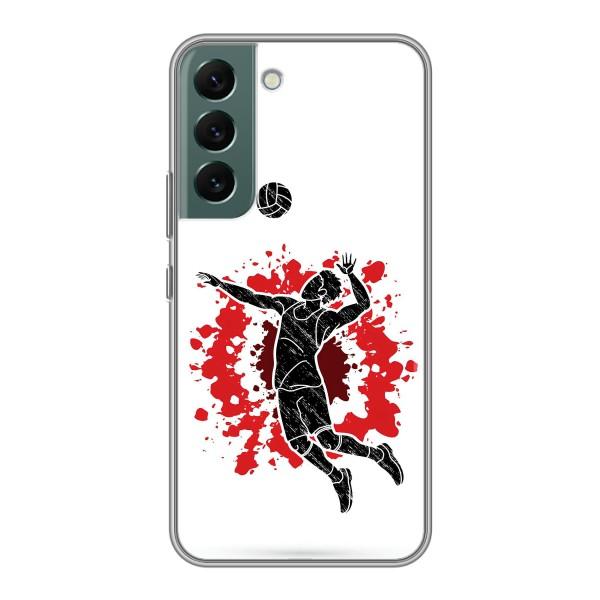 Чохли з прінтом Спортивна тематика для Samsung Galaxy S22 Plus – Волейболіст