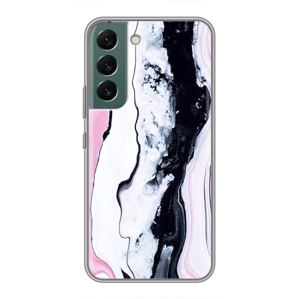 Чохли з тематикою "Мрамор" на Самсунг Галаксі С22 Плюс – Рожевий мрамор