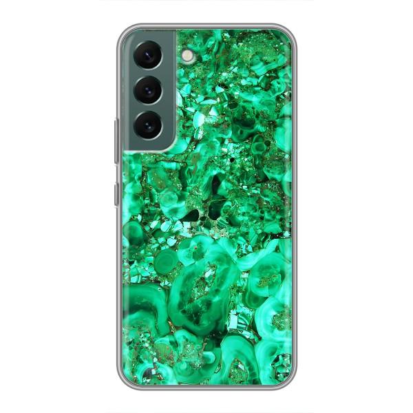 Мраморный чехол на Samsung Galaxy S22 Plus (VPrint) – Салатный Мрамор