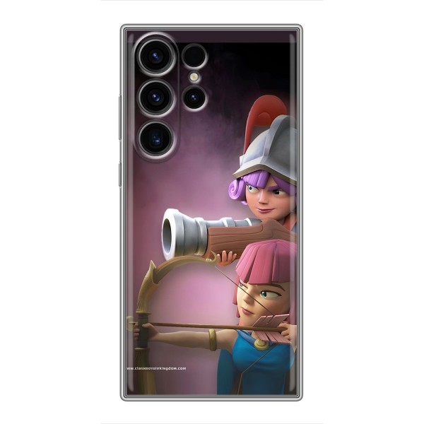 Чехол з героями Клеш Рояль для Samsung Galaxy S22 Ultra – Три мушкетёра