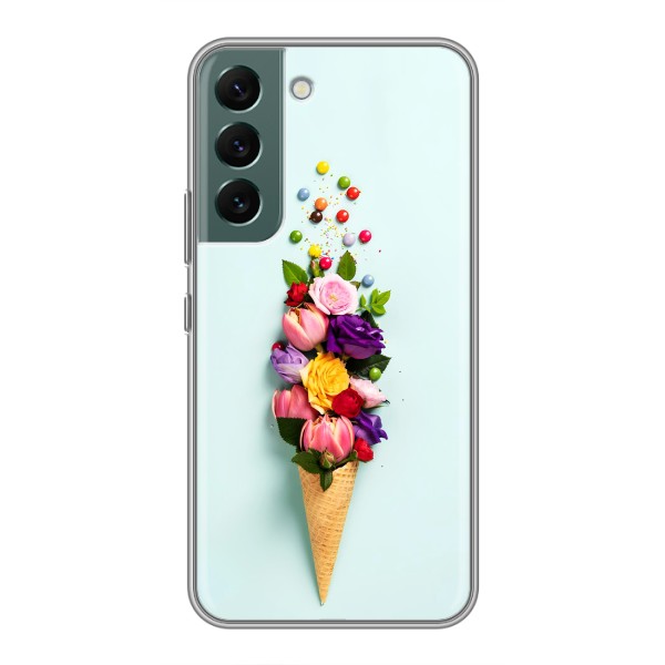 Чохли з тематикою "КВІТИ" на Samsung Galaxy S22 – Квітка-морозиво