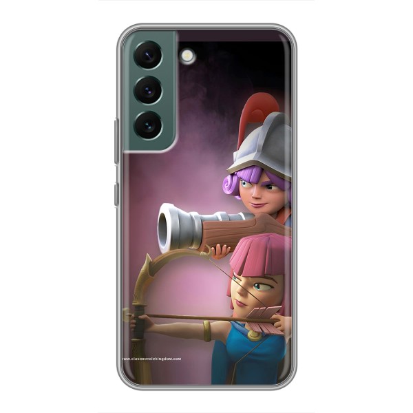Чехол з героями Клеш Рояль для Samsung Galaxy S22 – Три мушкетёра