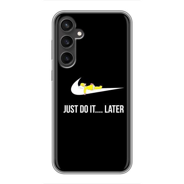 Чохол з логтипом Найк на Samsung Galaxy S23 FE – Nike just do it