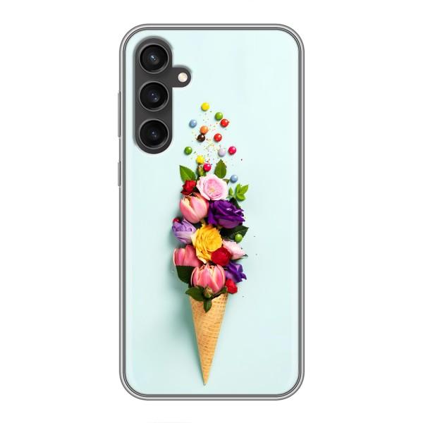 Чехлы с тематикой "ЦВЕТЫ" на Samsung Galaxy S23 – Цветок-мороженное