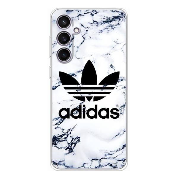 Чехлы Адидас для Samsung Galaxy S24 FE (AlphaPrint) – Адидас на мраморе