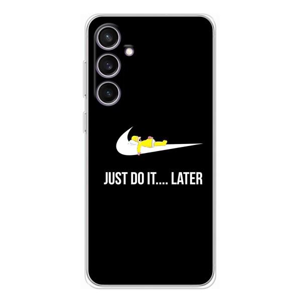 Чехол с логотипом Найк на Samsung Galaxy S24 FE – Nike just do it
