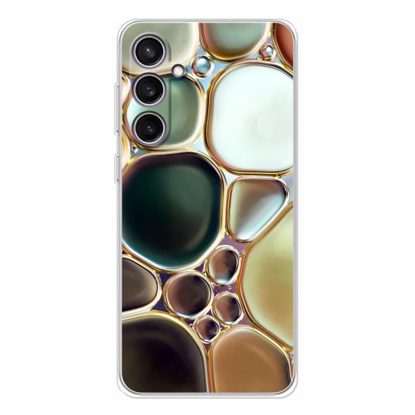 Мраморний чехол на Samsung Galaxy S24 FE (VPrint) – Радужний Мрамор