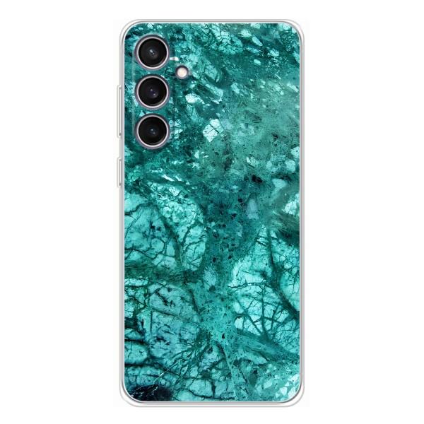 Мраморний чехол на Samsung Galaxy S24 FE (VPrint) – Зелений мрамор