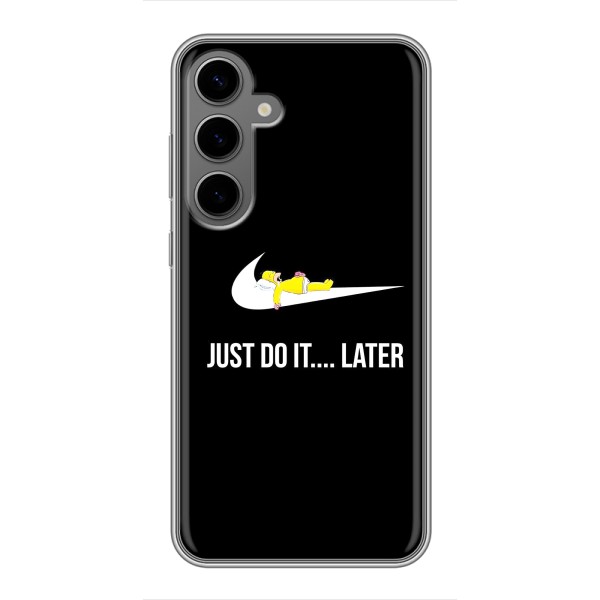 Чехол с логотипом Найк на Samsung Galaxy S24 Plus – Nike just do it