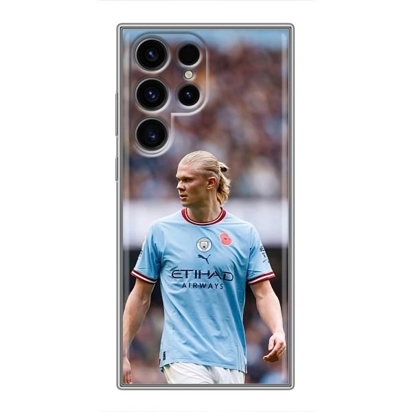 Чехлы с футболистом Ерлинг Холанд для Samsung Galaxy S24 Ultra (AlphaPrint) – Эрлинг Холанд