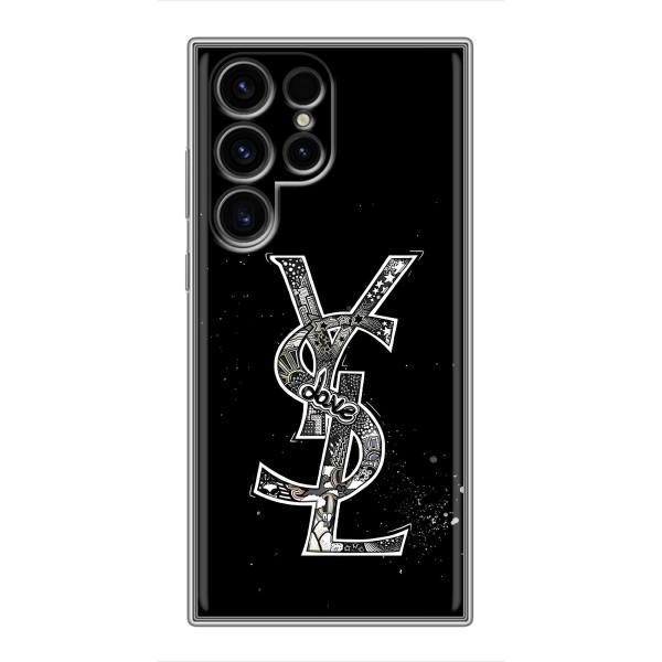 Чехол (Dior, Prada, YSL, Chanel) для Samsung Galaxy S24 Ultra – YSL