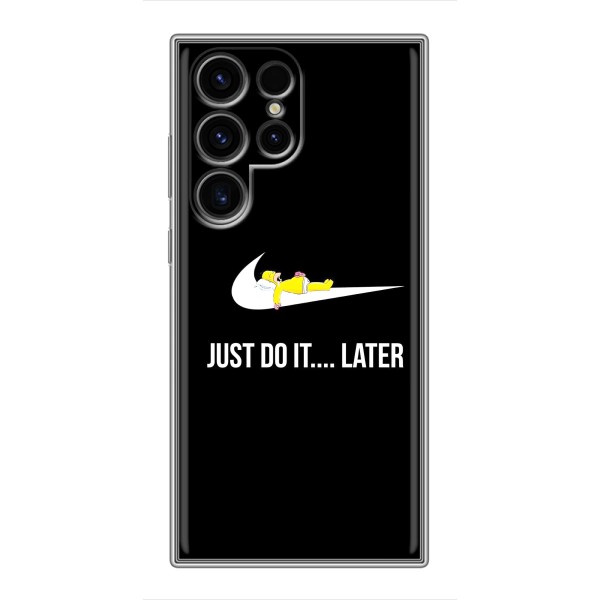 Чехол с логотипом Найк на Samsung Galaxy S24 Ultra – Nike just do it
