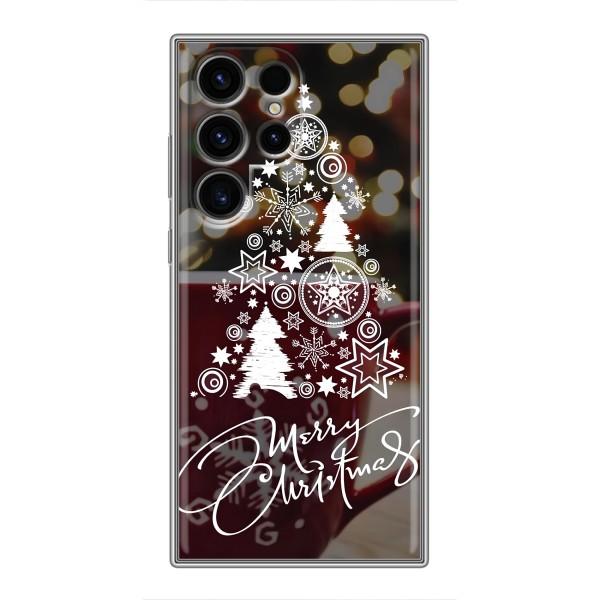 Різдвяні Чохли для Samsung Galaxy S24 Ultra (VPrint) – Ялинка яскрава