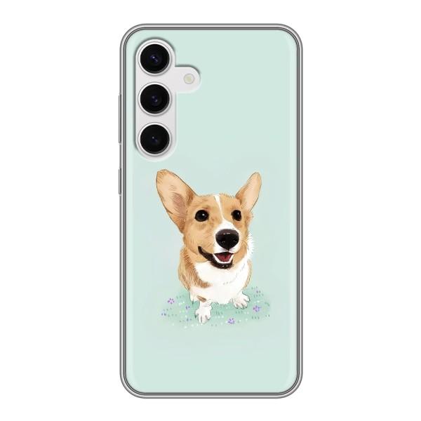 Чохли з собаками для Samsung Galaxy S24 (VPrint) – Коргі