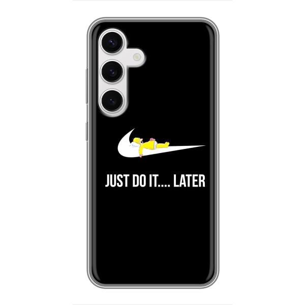 Чехол с логотипом Найк на Samsung Galaxy S24 – Nike just do it