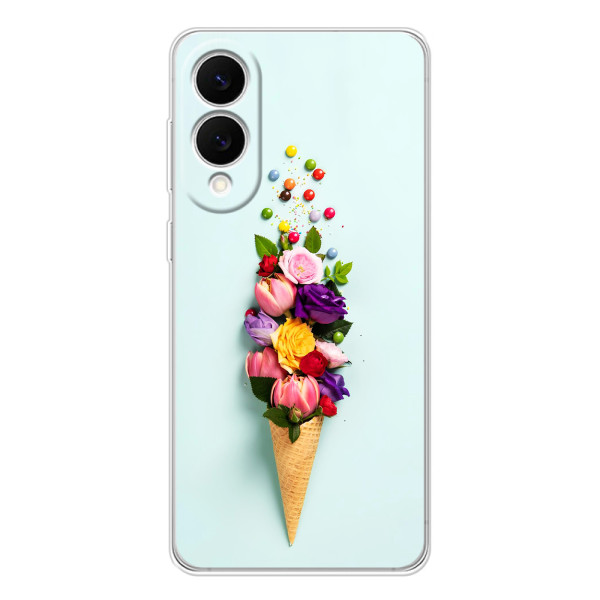 Чехлы с тематикой "ЦВЕТЫ" на Samsung Galaxy S25 Edge – Цветок-мороженное