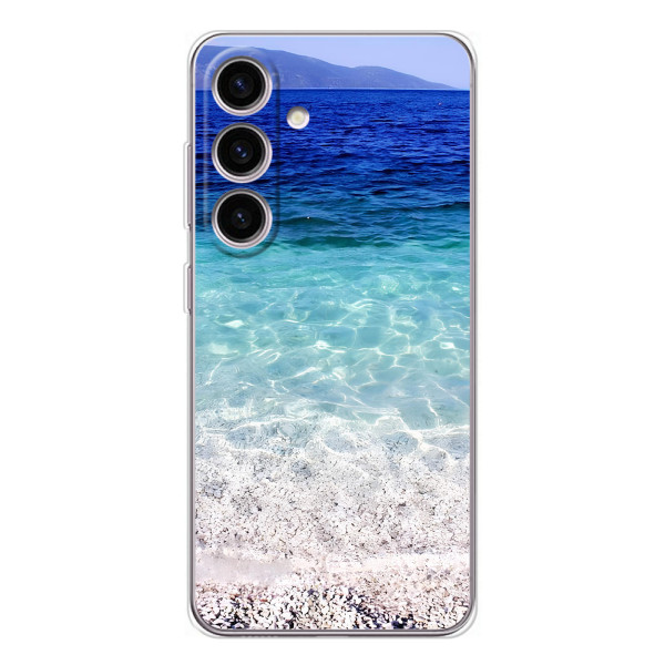 Силиконовый чехол с КАРТИНКАМИ лето для Samsung Galaxy S25 FE (AlphaPrint) – Море