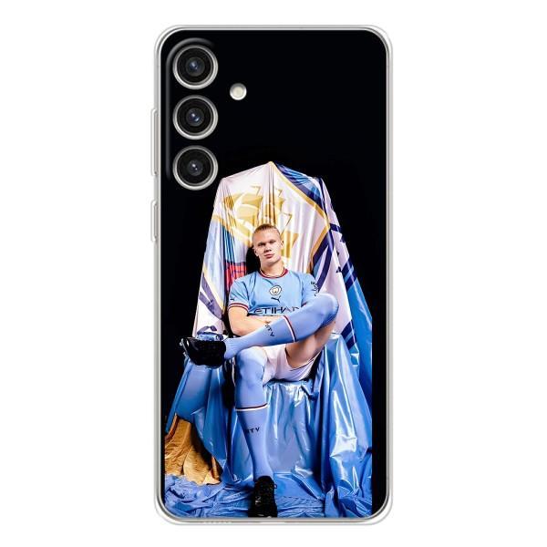 Чехлы с футболистом Ерлинг Холанд для Samsung Galaxy S25 Plus (AlphaPrint) – футболист Холанн