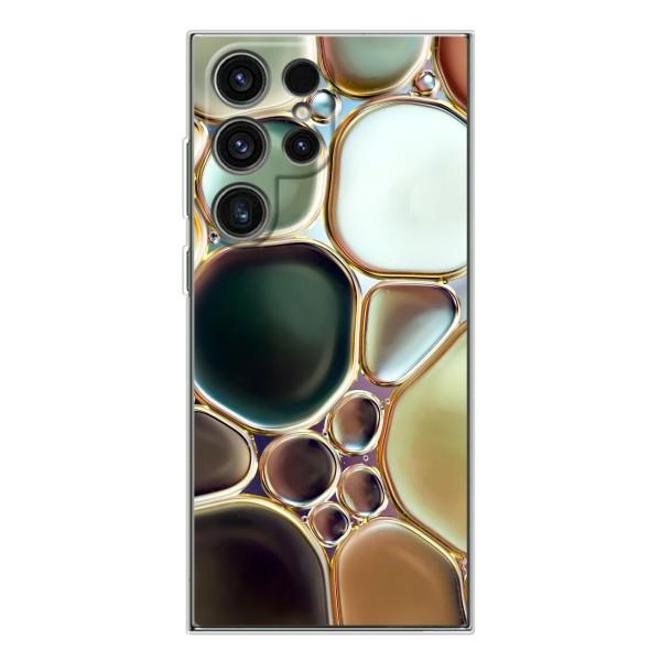 Мраморный чехол на Samsung Galaxy S25 Ultra (VPrint) – Радужный Мрамор