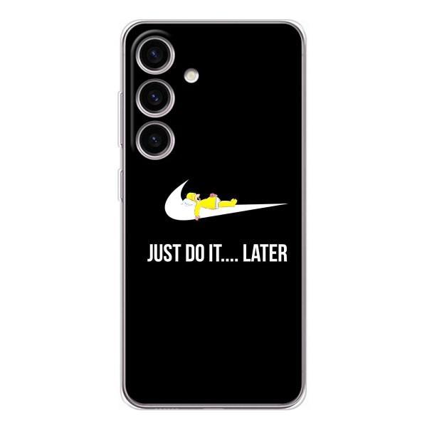 Чохол з логтипом Найк на Samsung Galaxy S25 – Nike just do it