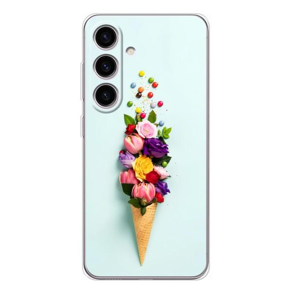 Чехлы с тематикой "ЦВЕТЫ" на Samsung Galaxy S25 – Цветок-мороженное