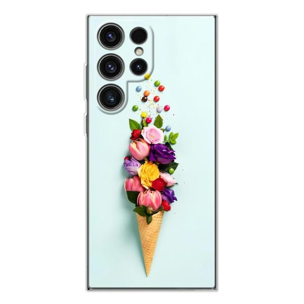 Чехлы с тематикой "ЦВЕТЫ" на Samsung Galaxy S26 Ultra – Цветок-мороженное