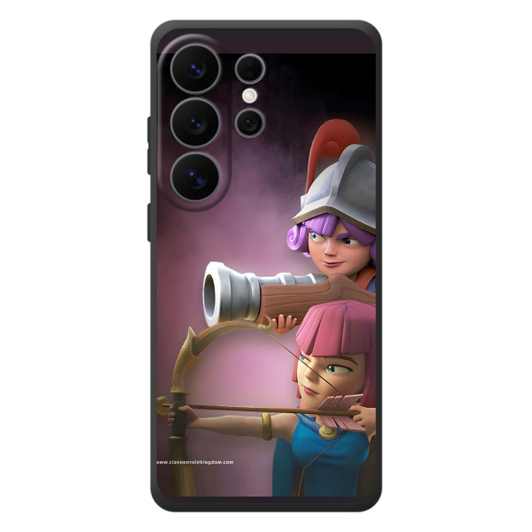 Чехол з героями Клеш Рояль для Samsung Galaxy S26 Ultra – Три мушкетёра