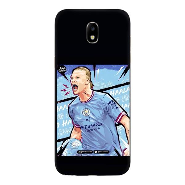 Чехлы с футболистом Ерлинг Холанд для Samsung Galaxy J5 2017, (J530F европейская версия) (AlphaPrint) – гол Эрлинг Холланд