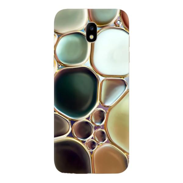 Мраморний чехол на Samsung Galaxy J5 2017, (J530F европейская версия) (VPrint) – Радужний Мрамор