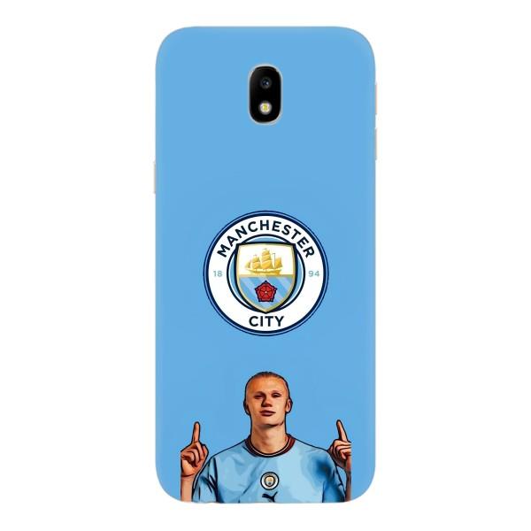 Чохли з футболістом Ерлінг Холанд для Samsung Galaxy J7 2017 (J730F европейская версия) (AlphaPrint) – Холанд Манчестер Сіті