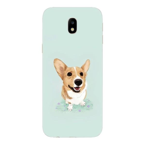 Чохли з собаками для Samsung Galaxy J7 2017 (J730F европейская версия) (VPrint) – Коргі