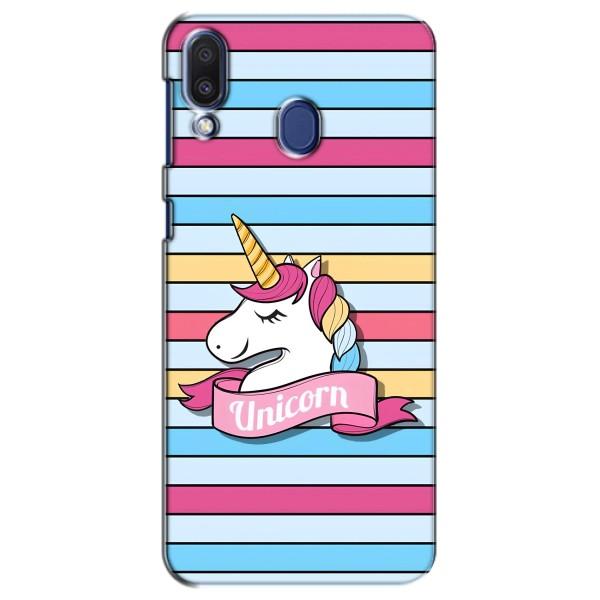 Чехол для Самсунг М20 - (Единорожки - Новинки) (AlphaPrint) – Unicorn