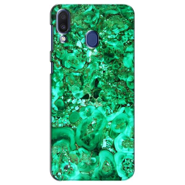 Мраморный чехол на Samsung Galaxy M20 (M205) (VPrint) – Салатный Мрамор