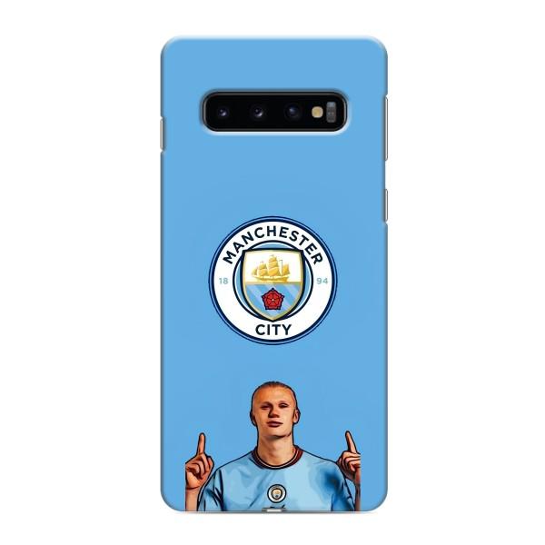 Чехлы с футболистом Ерлинг Холанд для Samsung Galaxy S10e (AlphaPrint) – Холанд Манчестер Сити