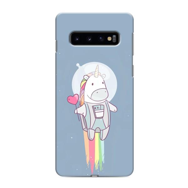 Чехол Unicorn на Samsung Galaxy S10e – Единорог космонавт