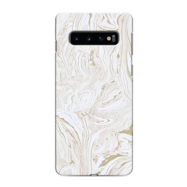 Мраморний чехол на Samsung Galaxy S10 (VPrint) – Білий мрамор