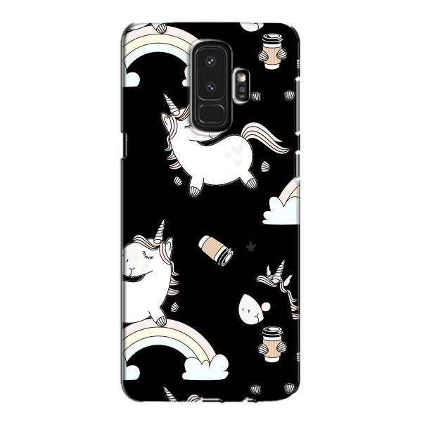 Чехол Unicorn на Samsung Galaxy S9 Plus G965 – Единорог с кофе