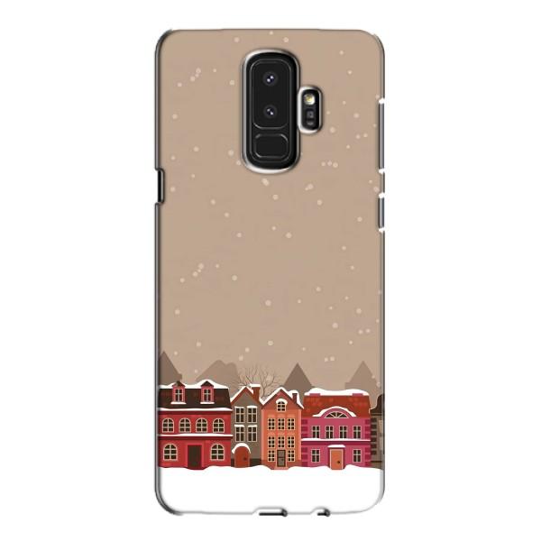 Новогодние, Праздничные Чехлы для Samsung Galaxy S9 Plus G965 - 2024 год – Зимний город