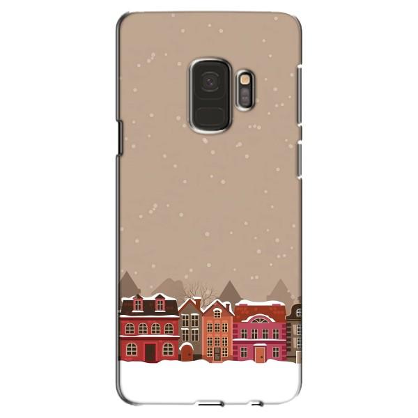 Новогодние, Праздничные Чехлы для Samsung Galaxy S9, G960 - 2024 год – Зимний город