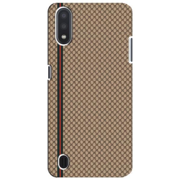 Чехлы ГУЧЧИ для Самсунг М01 Кор (AlphaPrint) – Гуччи полоса