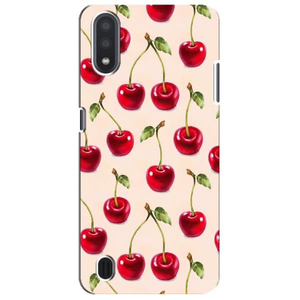 Чехлы с Фруктами для Sansung Galaxy M01 Core (A013F) (VPrint) – Вишня