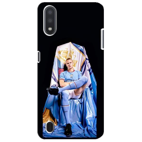 Чехлы с футболистом Ерлинг Холанд для Sansung Galaxy M01 Core (A013F) (AlphaPrint) – футболист Холанн