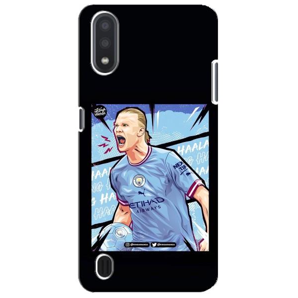 Чехлы с футболистом Ерлинг Холанд для Sansung Galaxy M01 Core (A013F) (AlphaPrint) – гол Эрлинг Холланд
