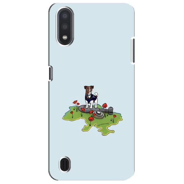 Чехлы с картинкой собаки Патрон для Sansung Galaxy M01 Core (A013F) (AlphaPrint) – Сапер Пес