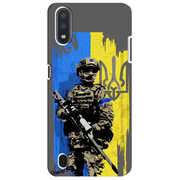 Чехлы с картинкой ЗСУ для Sansung Galaxy M01 Core (A013F) (AlphaPrint) – АРТ солдат
