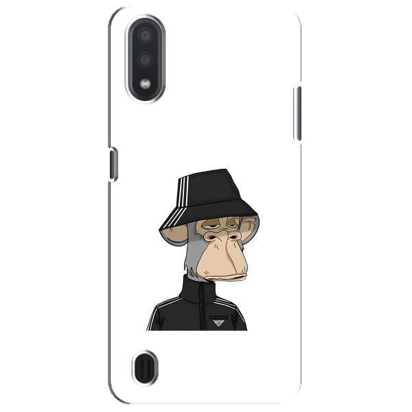 Чехлы с Обезьянами NFT для Sansung Galaxy M01 Core (A013F) (AlphaPrint) – обезьяна NFT Adidas
